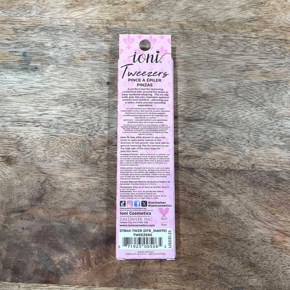 5/$20 NEW Pink Precision Tweezers w/ Comfort Grip - Picture 4 of 5